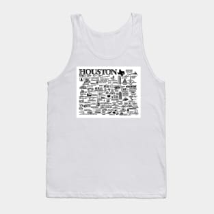 Houston Texas Map Tank Top